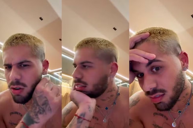 Zé Felipe reage à cantada de influenciador coreano em post de Ana Castela: ‘Safado’